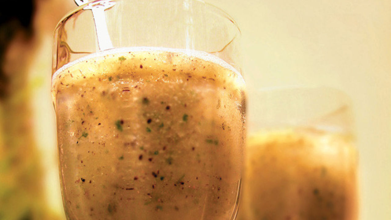 Água de Coco com Kiwi e Melão