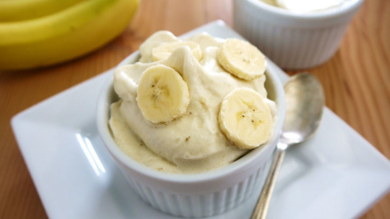 Sorvete de Banana Fit
