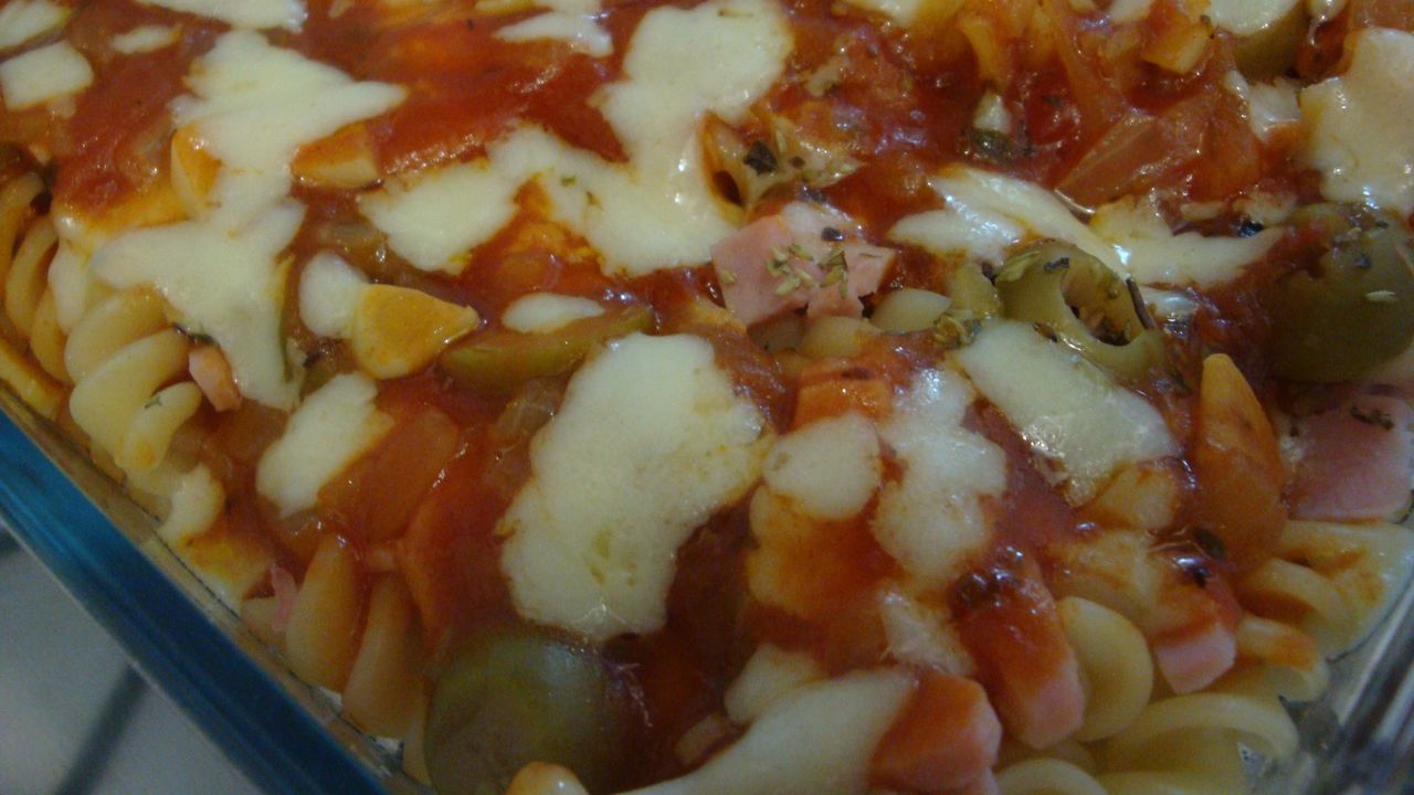 Macarrão de Creme de Leite com Queijo