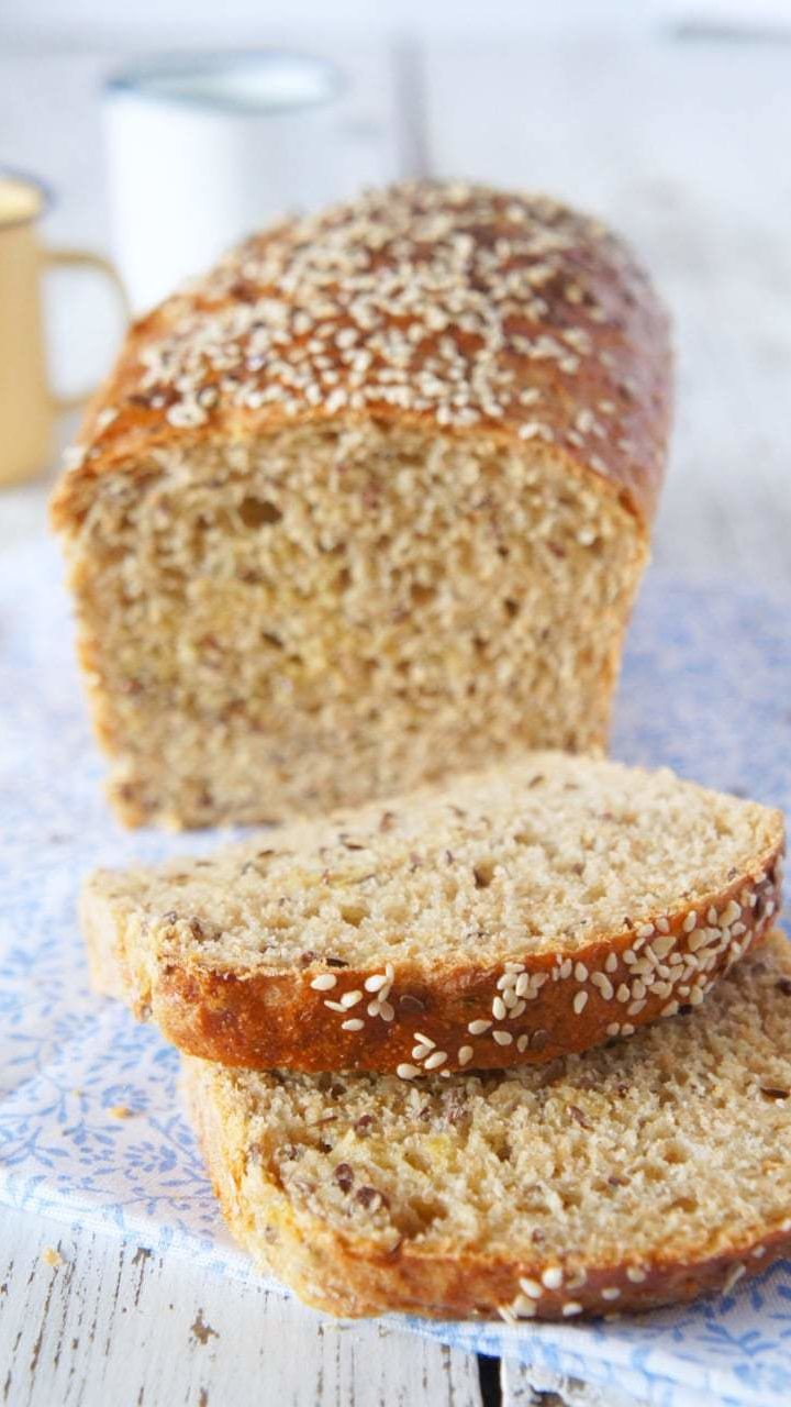 Pão de Linhaça e Gergelim